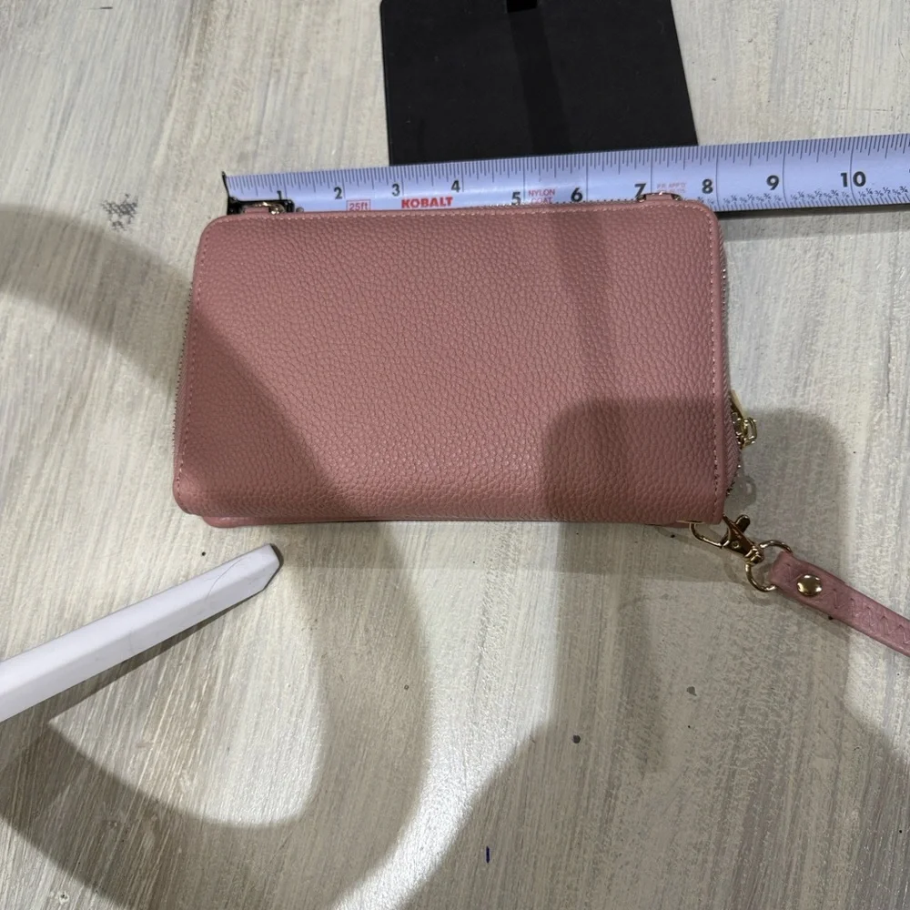 Chic Rose Gold Wristlet Clutch